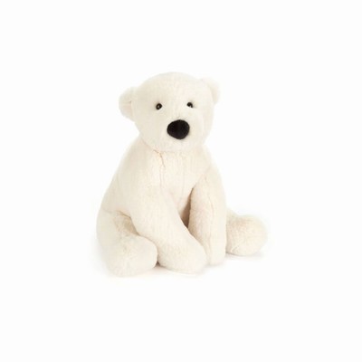 Jellycat Perry Polar Bear USA | 63870JAKT